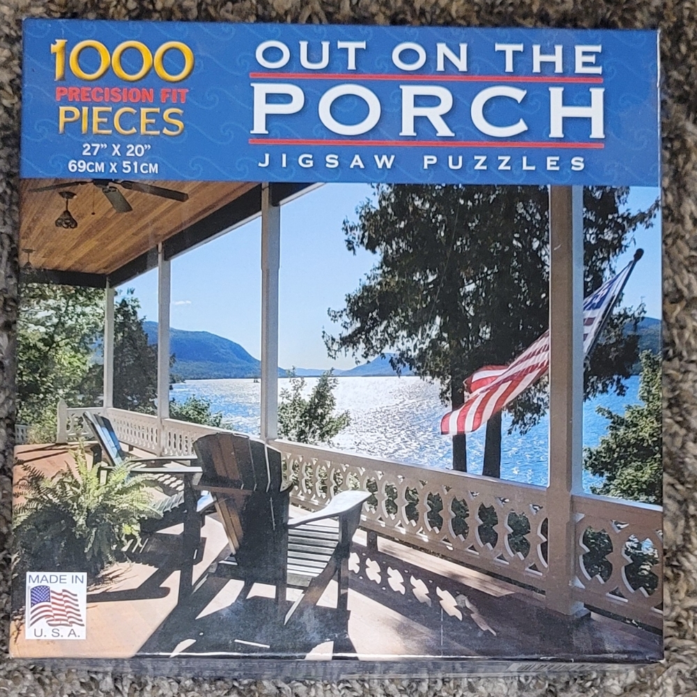 🧩 Puzzle 🧩 Out On the Porch 1000 Piece